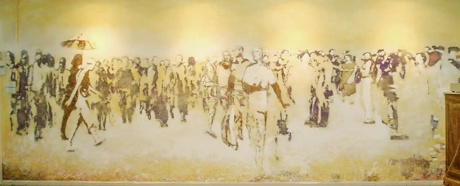 Walking onthe street